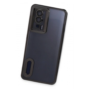 Xiaomi Poco F5 Pro Kılıf Slot Silikon - Siyah