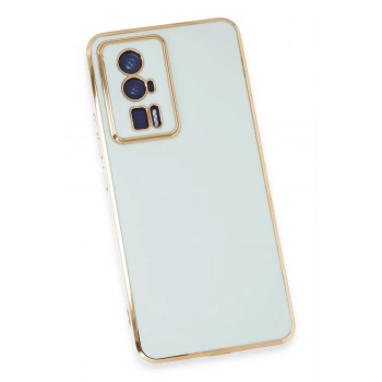 Xiaomi Poco F5 Pro Kılıf Volet Silikon - Açık Yeşil