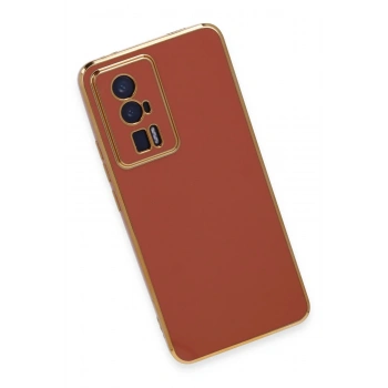 Xiaomi Poco F5 Pro Kılıf Volet Silikon - Kırmızı