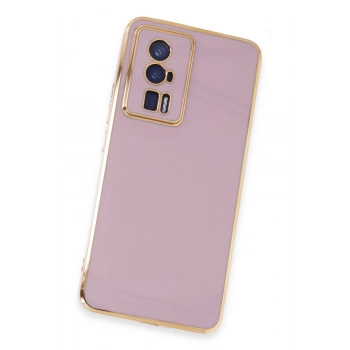 Xiaomi Poco F5 Pro Kılıf Volet Silikon - Mor