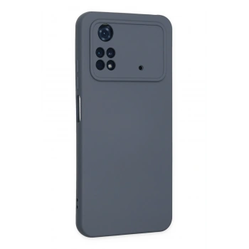 Xiaomi Poco M4 Pro 4G Kılıf Nano içi Kadife Silikon - Gri