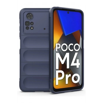 Xiaomi Poco M4 Pro 4G Kılıf Optimum Silikon - Lacivert