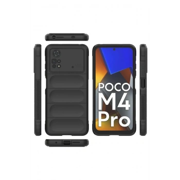 Xiaomi Poco M4 Pro 4G Kılıf Optimum Silikon - Siyah