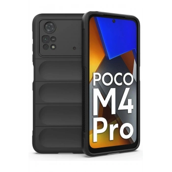 Xiaomi Poco M4 Pro 4G Kılıf Optimum Silikon - Siyah
