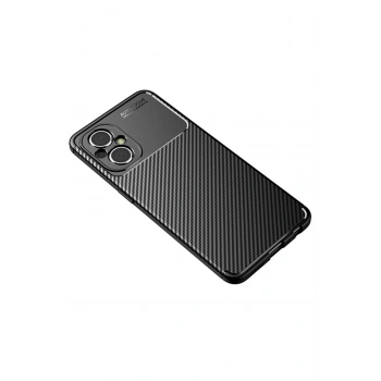 Xiaomi Poco M5 Kılıf Auto Focus Karbon Kapak - Siyah