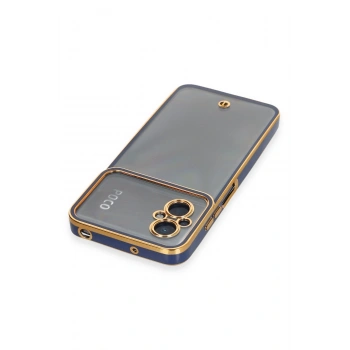 Xiaomi Poco M5 Kılıf Liva Lens Silikon - Mavi