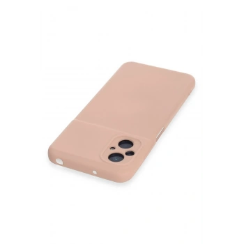 Xiaomi Poco M5 Kılıf Nano içi Kadife Silikon - Pudra