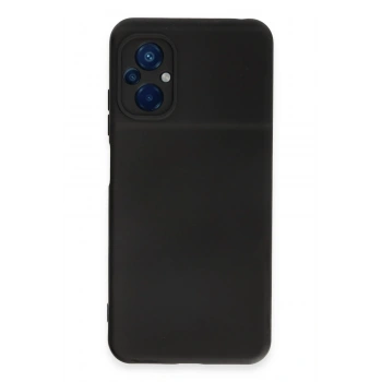 Xiaomi Poco M5 Kılıf Nano içi Kadife Silikon - Siyah