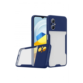 Xiaomi Poco M5 Kılıf Platin Silikon - Lacivert