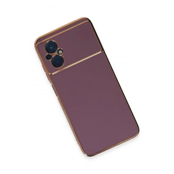 Xiaomi Poco M5 Kılıf Volet Silikon - Mor