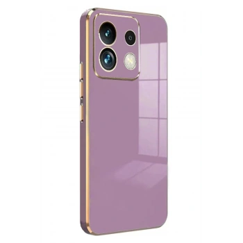 Xiaomi Poco M6 Pro 4G Kılıf Volet Silikon - Mor