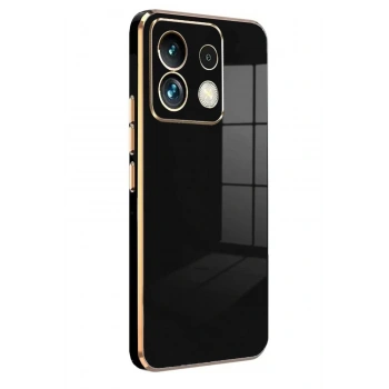 Xiaomi Poco M6 Pro 4G Kılıf Volet Silikon - Siyah