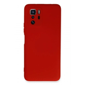 Xiaomi Poco X3 GT Kılıf Nano içi Kadife Silikon - Kırmızı