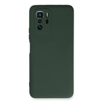 Xiaomi Poco X3 GT Kılıf Nano içi Kadife Silikon - Koyu Yeşil