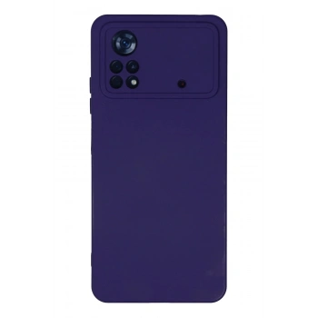Xiaomi Poco X4 Pro 5G Kılıf Nano içi Kadife Silikon - Mor