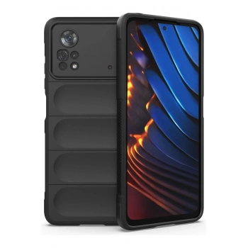 Xiaomi Poco X4 Pro 5G Kılıf Optimum Silikon - Siyah