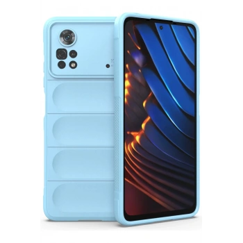Xiaomi Poco X4 Pro 5G Kılıf Optimum Silikon - Sky Blue