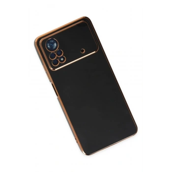 Xiaomi Poco X4 Pro 5G Kılıf Volet Silikon - Siyah