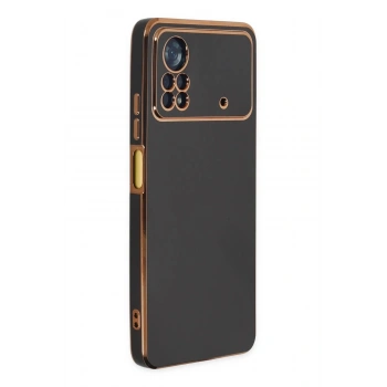 Xiaomi Poco X4 Pro 5G Kılıf Volet Silikon - Siyah