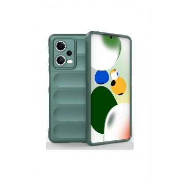 Xiaomi Poco X5 5G Kılıf Optimum Silikon - Koyu Yeşil