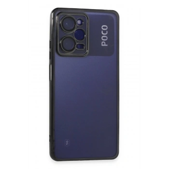 Xiaomi Poco X5 Pro 5G Kılıf Lensli Silikon - Siyah