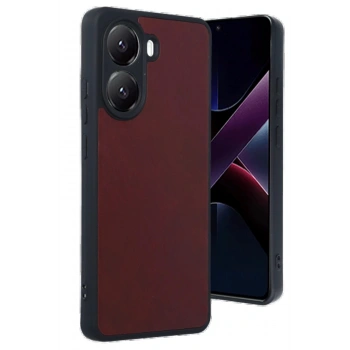 Xiaomi Poco X7 Pro Kılıf Aras Deri Kapak - Bordo