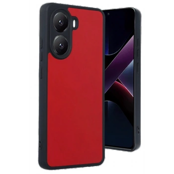 Xiaomi Poco X7 Pro Kılıf Aras Deri Kapak - Kırmızı