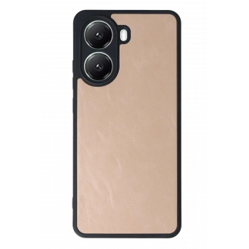 Xiaomi Poco X7 Pro Kılıf Aras Deri Kapak - Pudra