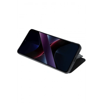 Xiaomi Poco X7 Pro Kılıf Flip Cover - Kırmızı