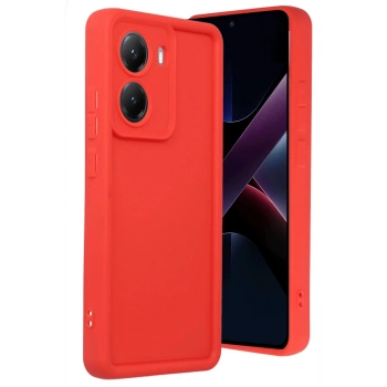 Xiaomi Poco X7 Pro Viera Silikon - Kırmızı