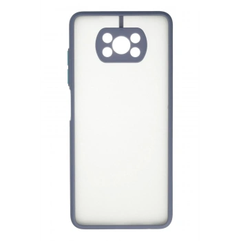 Xiaomi Pocophone X3 Kılıf Montreal Silikon Kapak - Gri