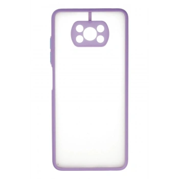 Xiaomi Pocophone X3 Kılıf Montreal Silikon Kapak - Mor