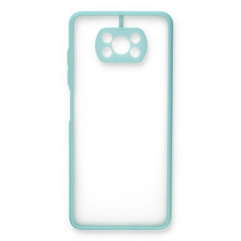 Xiaomi Pocophone X3 Kılıf Montreal Silikon Kapak - Turkuaz