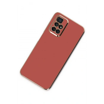 Xiaomi Redmi 10 2022 Kılıf Volet Silikon - Kırmızı