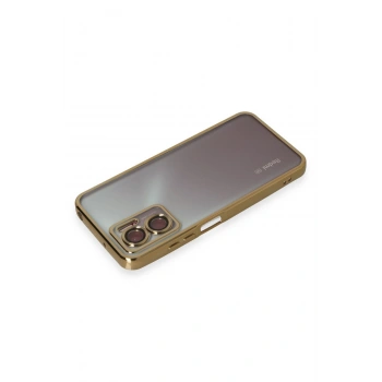 Xiaomi Redmi 10 5G Kılıf Razer Lensli Silikon - Gold