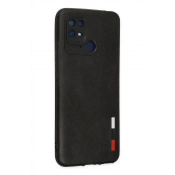Xiaomi Redmi 10C Kılıf Loop Deri Silikon - Siyah