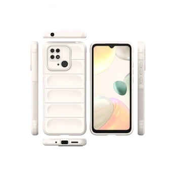 Xiaomi Redmi 10C Kılıf Optimum Silikon - Krem
