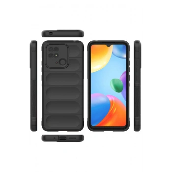 Xiaomi Redmi 10C Kılıf Optimum Silikon - Siyah