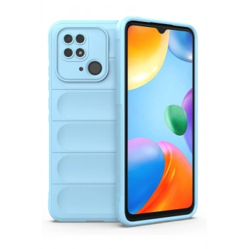 Xiaomi Redmi 10C Kılıf Optimum Silikon - Sky Blue