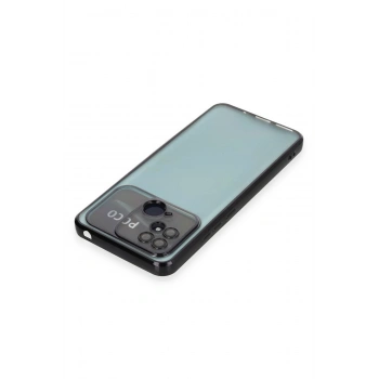 Xiaomi Redmi 10C Kılıf Razer Lensli Silikon - Siyah