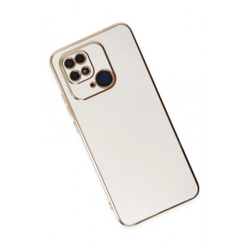 Xiaomi Redmi 10C Kılıf Volet Silikon - Beyaz