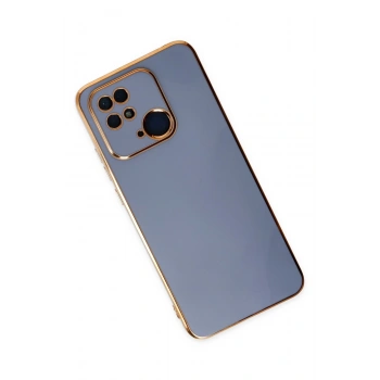 Xiaomi Redmi 10C Kılıf Volet Silikon - Mavi