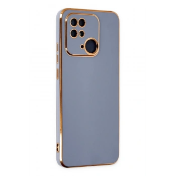 Xiaomi Redmi 10C Kılıf Volet Silikon - Mavi