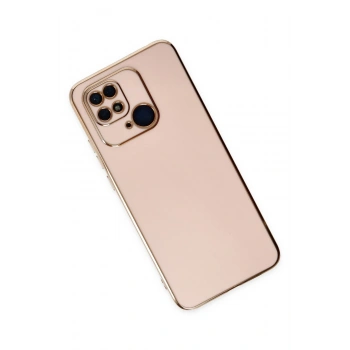 Xiaomi Redmi 10C Kılıf Volet Silikon - Pembe