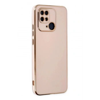 Xiaomi Redmi 10C Kılıf Volet Silikon - Pembe