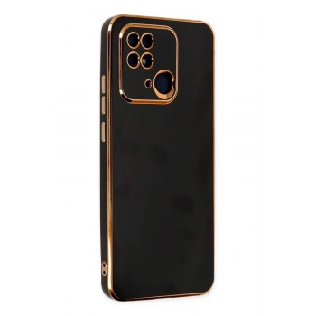 Xiaomi Redmi 10C Kılıf Volet Silikon - Siyah