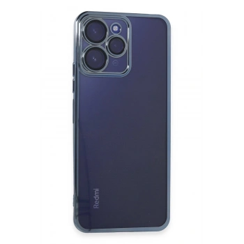 Xiaomi Redmi 12 Kılıf Lensli Silikon - Açık Mavi