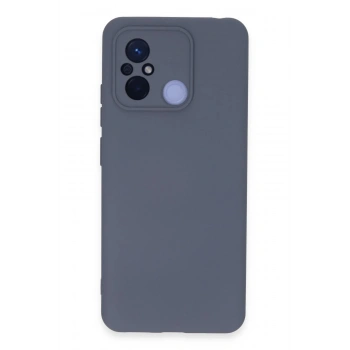Xiaomi Redmi 12C Kılıf Nano içi Kadife Silikon - Gri