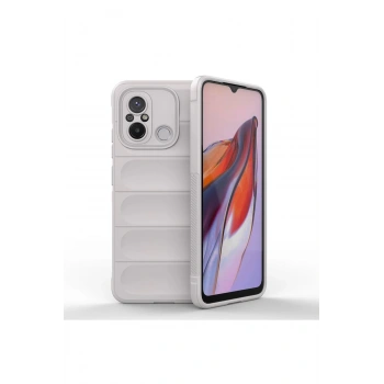 Xiaomi Redmi 12C Kılıf Optimum Silikon - Krem