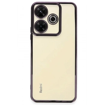 Xiaomi Redmi 13 4G Kılıf Lensli Silikon - Mor